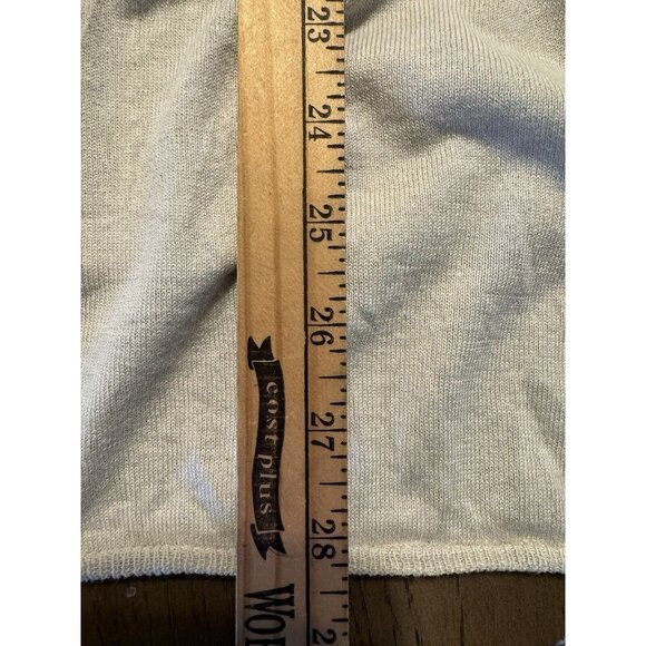 Maje O/S Ecru Kangaroo Pocket Hood Dolman Sleeve Silk Cashmere Tunic top - Picture 5 of 16